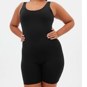 Girlfriend Collective Black Bike Unitard